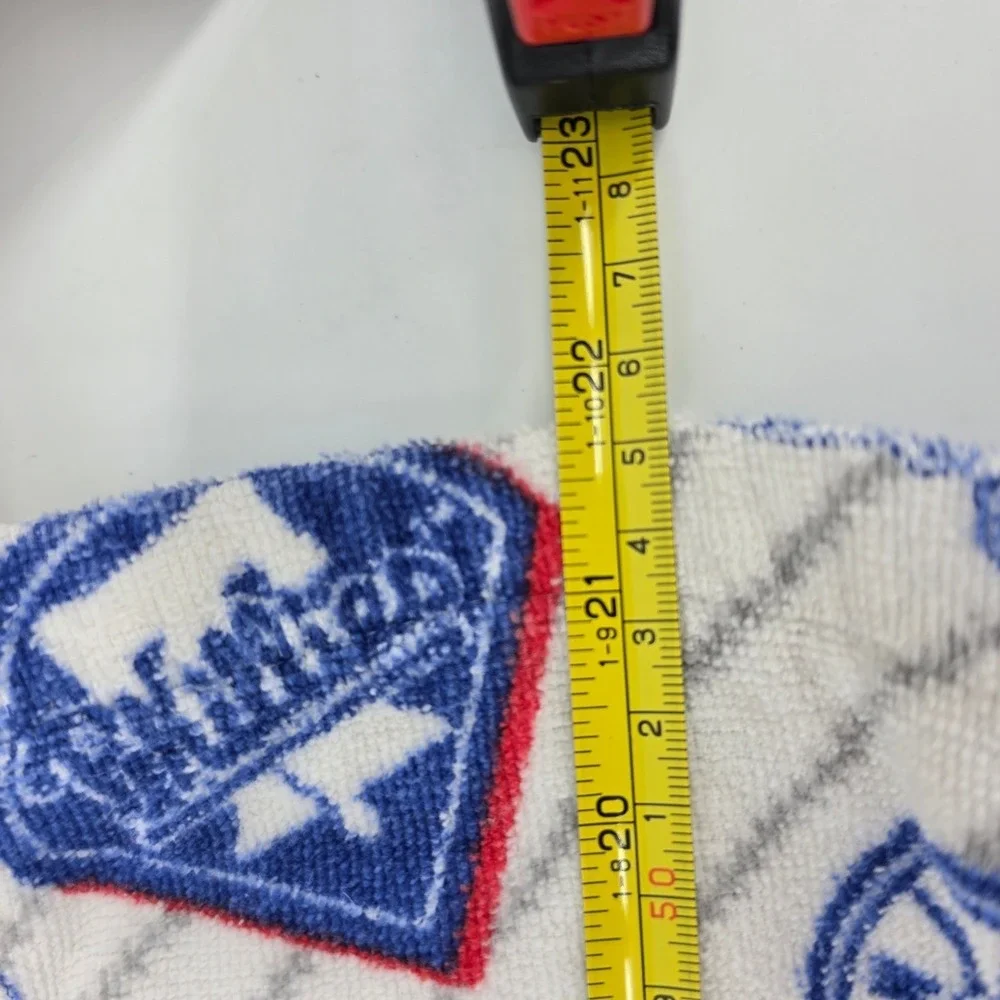 Vintage 1995 MLB All Over Print Team Logo Hooded Bath Robe Kids 4T Terry Cloth